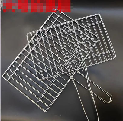 Barbekü Izgara Otomatik Kalıplama Makinesi 80m / Min Tel Pah Kırma Makinesi