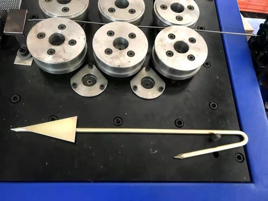 10mm Tel Bükme Makinesi 2D Kalıplama Ark Delme CE Onaylandı