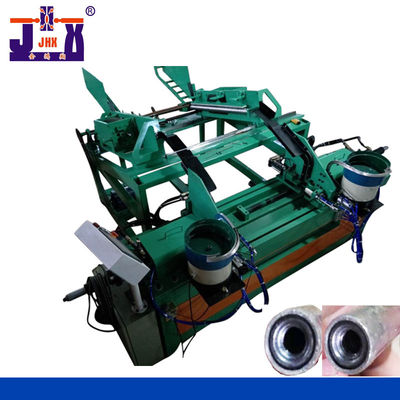 Demir Boru Kapağı İçin Otomatik Çift Kafalı Somun Durdurucu Makinesi