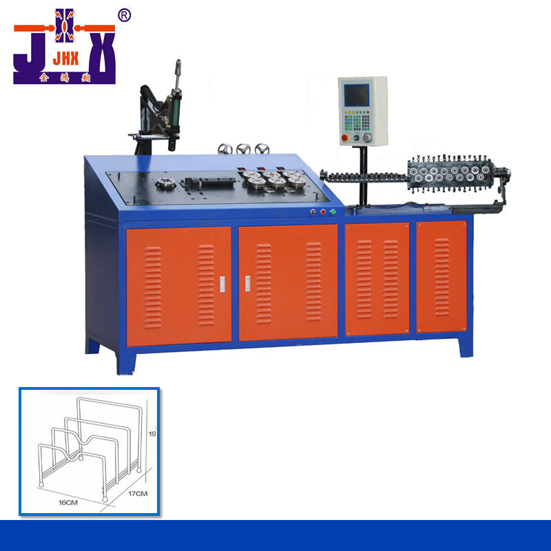 10mm Yuvarlak Çizgiler 2D Tel Bükme Makinesi Yassı Demir 50m / Min CNC Tel Şekillendirme Makinesi